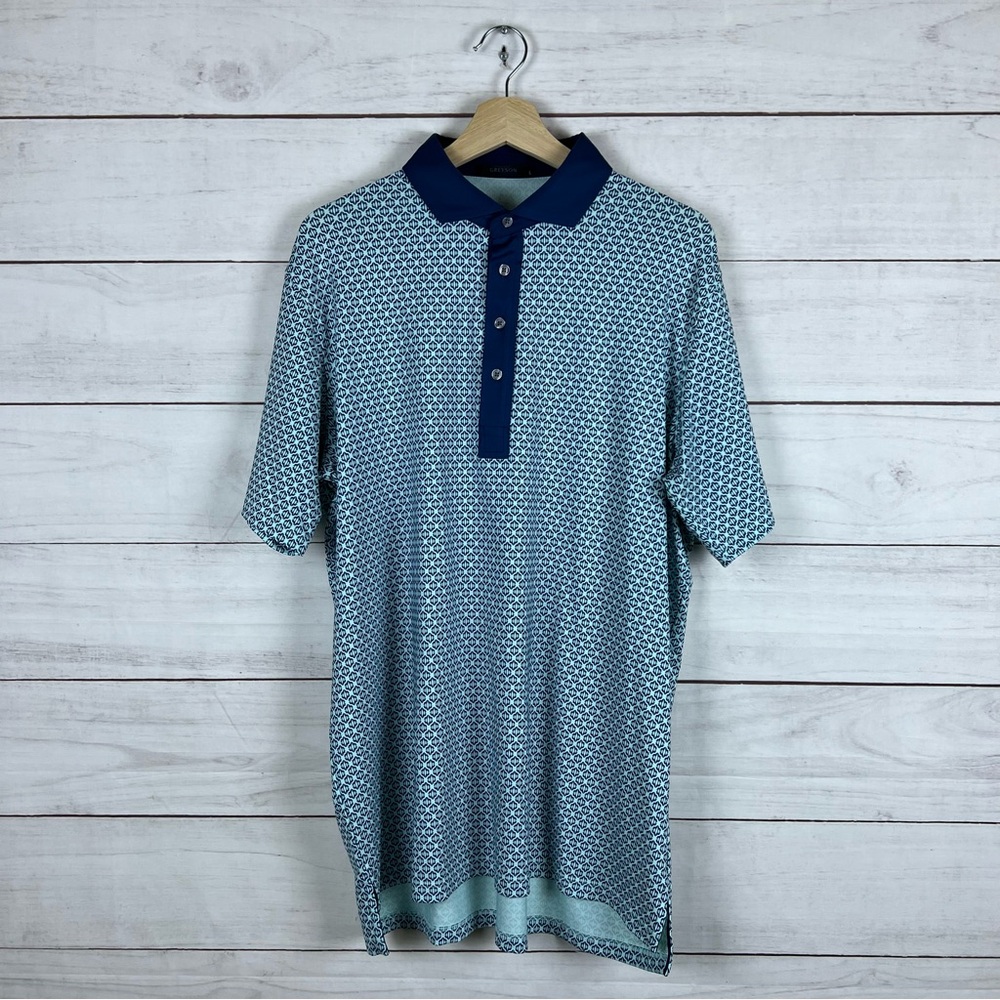 Greyson Two Wolves Golf Polo Shirt Large